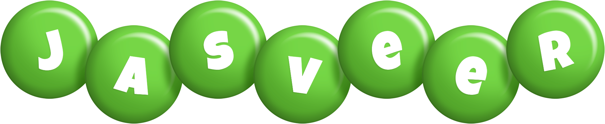 Jasveer candy-green logo