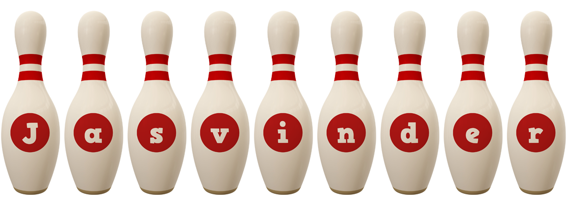 Jasvinder bowling-pin logo
