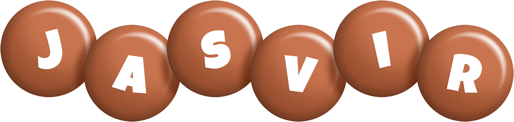 Jasvir candy-brown logo