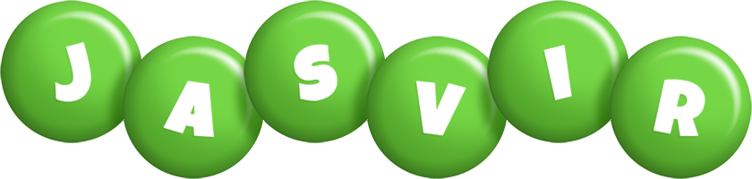 Jasvir candy-green logo