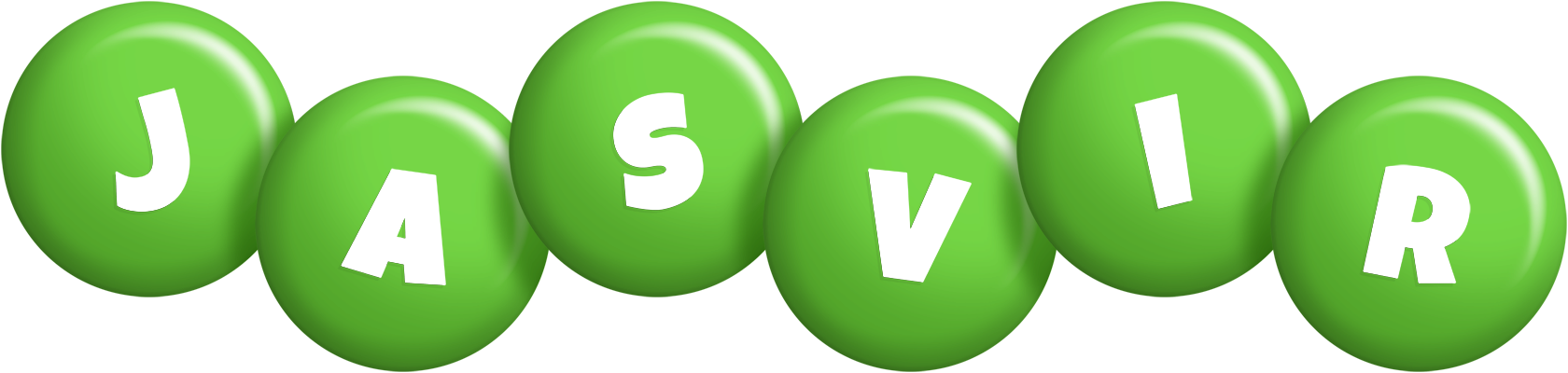 Jasvir candy-green logo