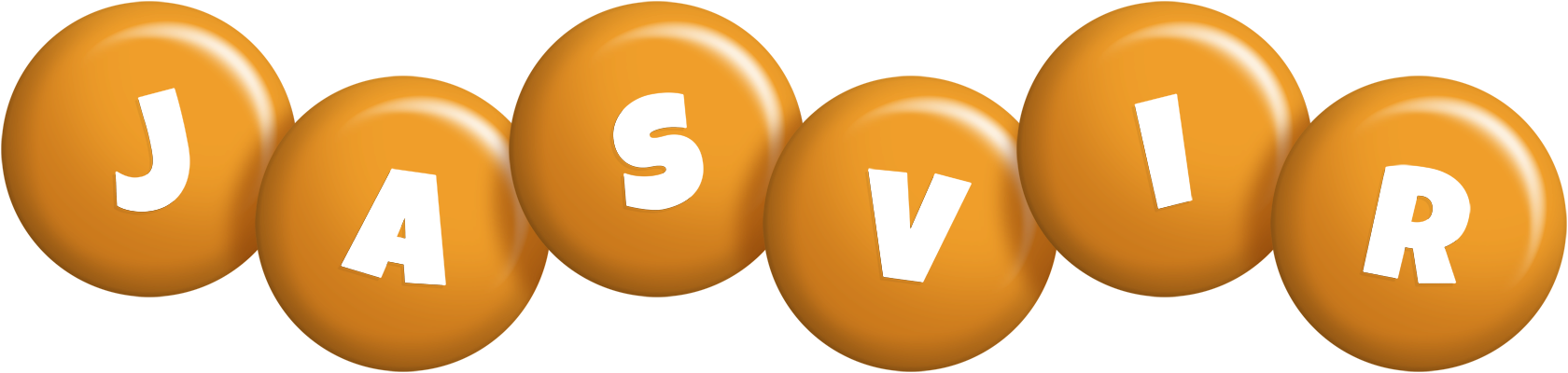 Jasvir candy-orange logo