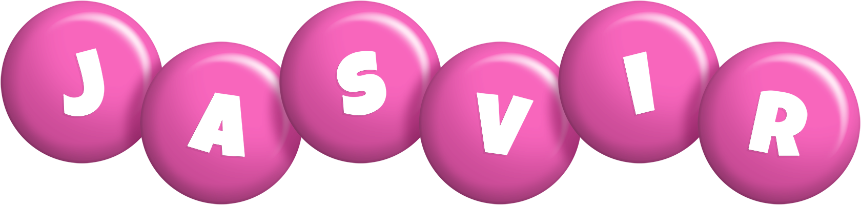Jasvir candy-pink logo