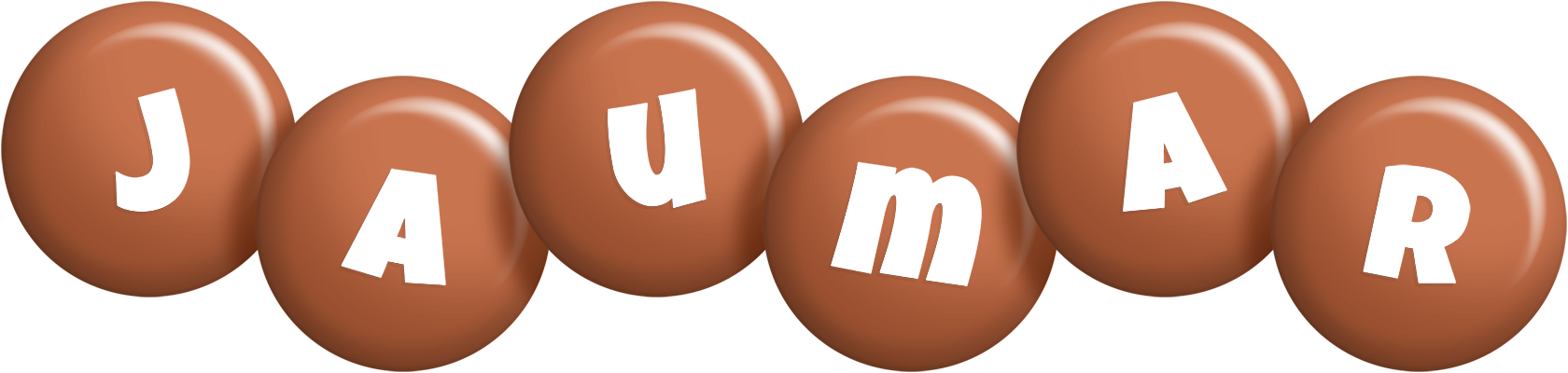 Jaumar candy-brown logo
