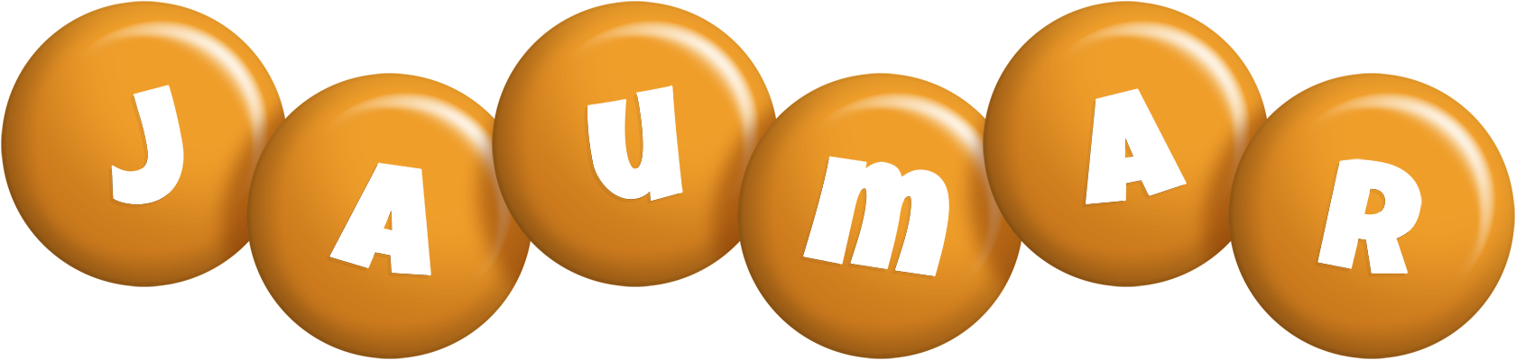 Jaumar candy-orange logo