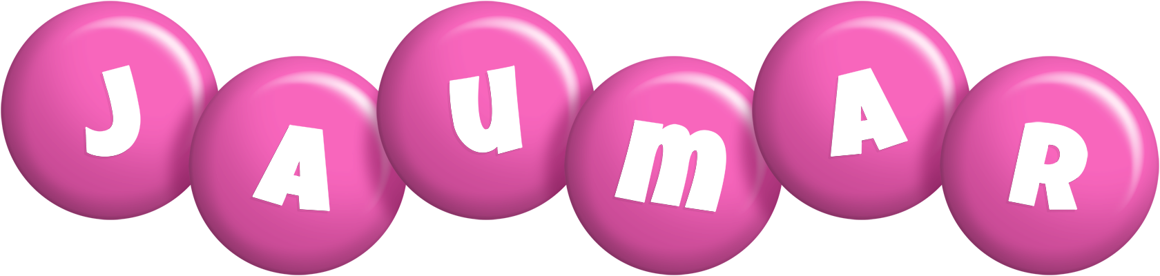 Jaumar candy-pink logo