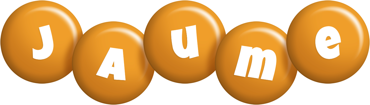 Jaume candy-orange logo