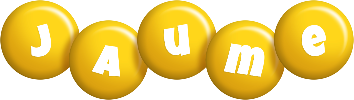Jaume candy-yellow logo