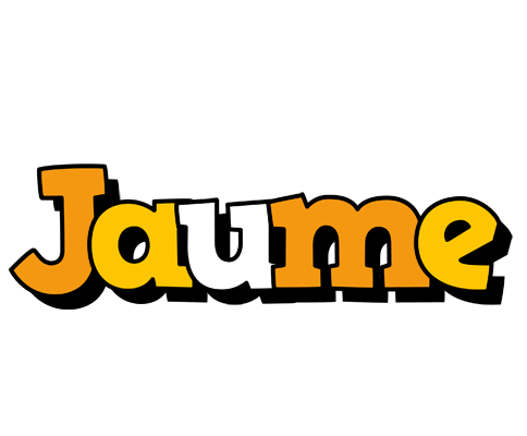 Jaume cartoon logo