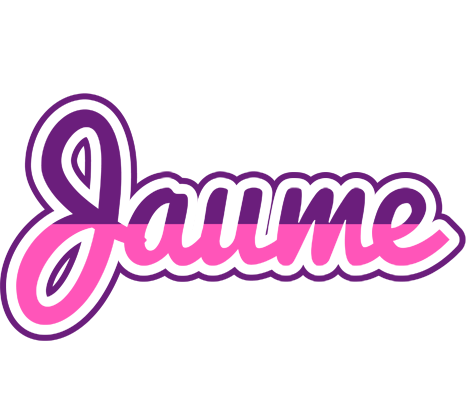 Jaume cheerful logo