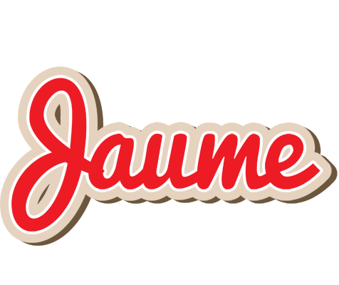 Jaume chocolate logo