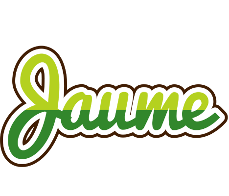 Jaume golfing logo