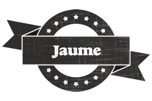 Jaume grunge logo