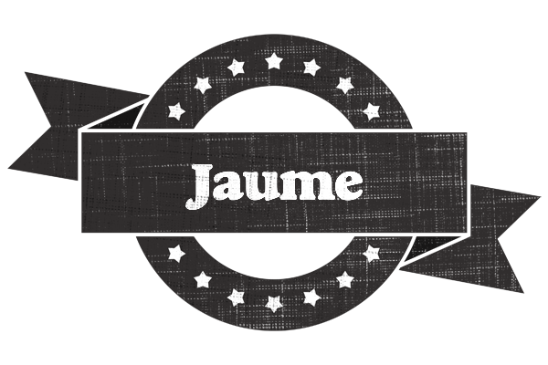 Jaume grunge logo