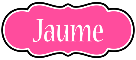 Jaume invitation logo