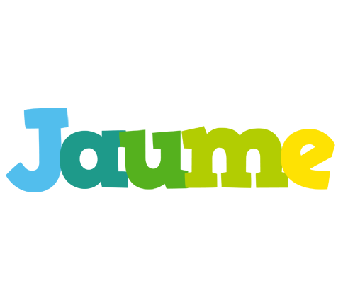 Jaume rainbows logo