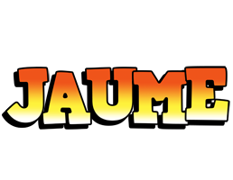 Jaume sunset logo