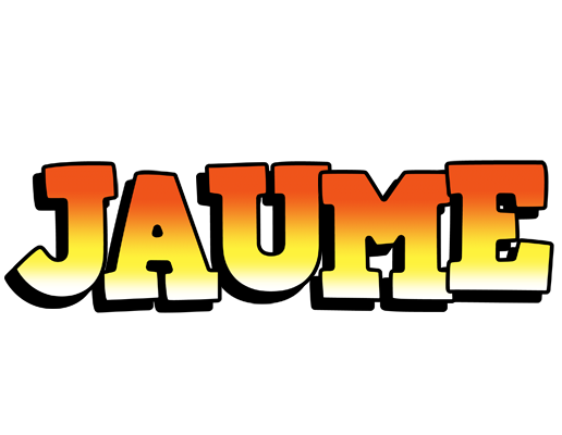 Jaume sunset logo