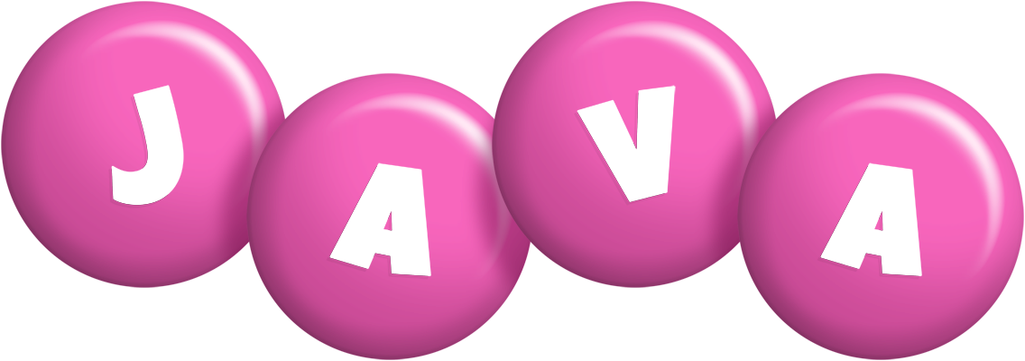 Java candy-pink logo