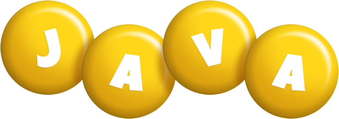 Java candy-yellow logo