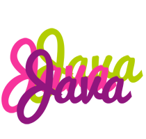 Java flowers logo