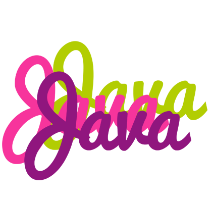 Java flowers logo