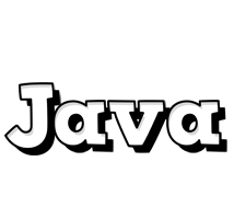 Java snowing logo