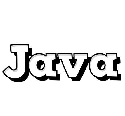 Java snowing logo