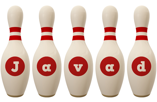 Javad bowling-pin logo