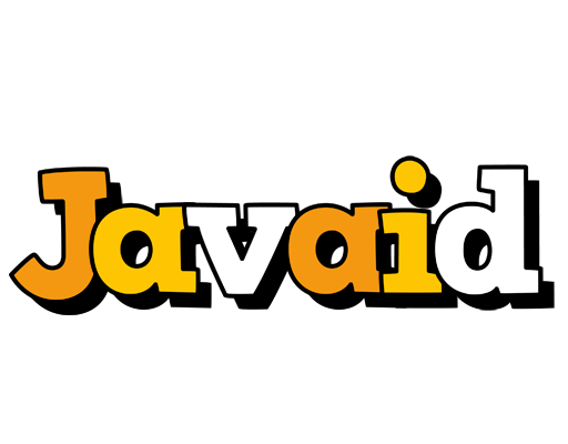 Javaid cartoon logo