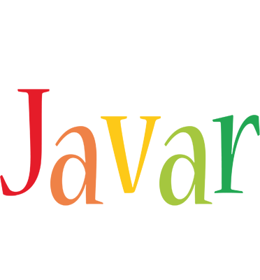 Javar birthday logo