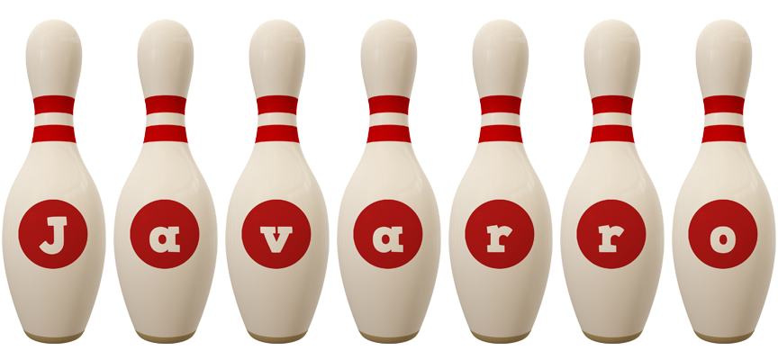 Javarro bowling-pin logo
