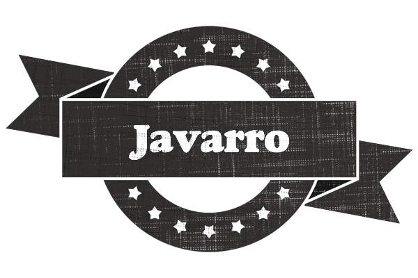 Javarro grunge logo
