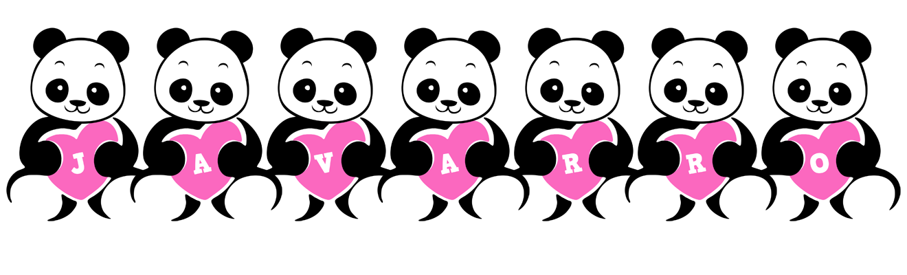 Javarro love-panda logo