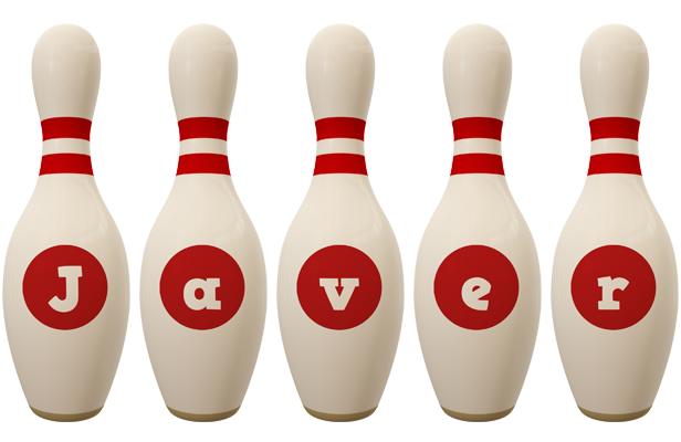 Javer bowling-pin logo