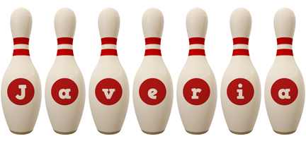 Javeria bowling-pin logo