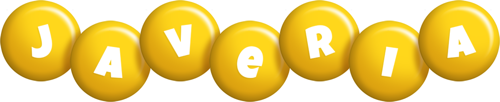 Javeria candy-yellow logo