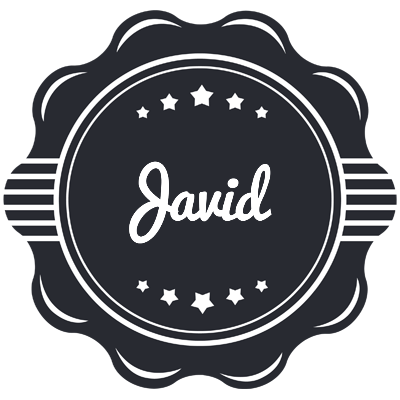 Javid badge logo