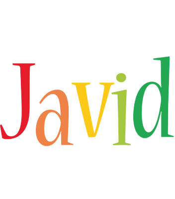 Javid birthday logo