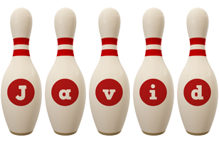 Javid bowling-pin logo