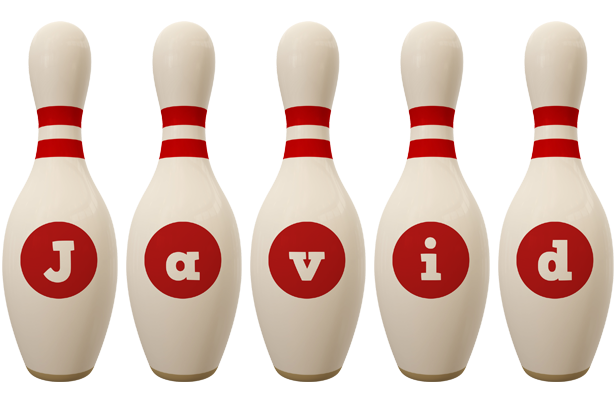 Javid bowling-pin logo