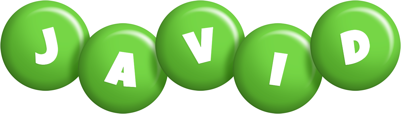 Javid candy-green logo