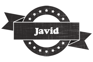 Javid grunge logo