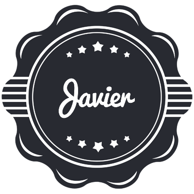 Javier badge logo