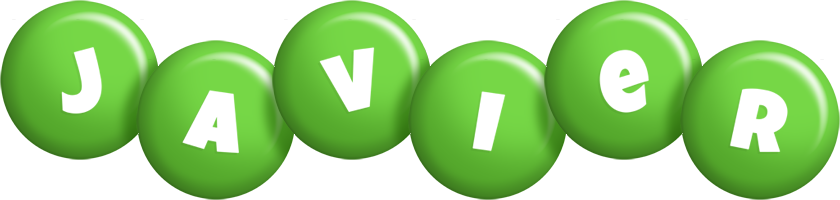 Javier candy-green logo