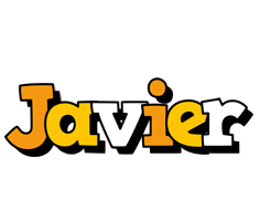 Javier cartoon logo