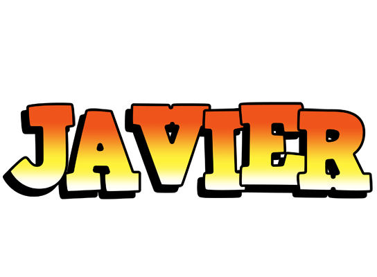 Javier sunset logo
