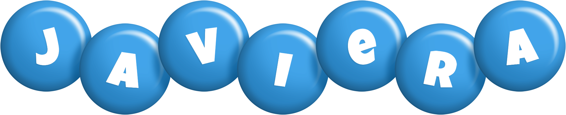 Javiera candy-blue logo
