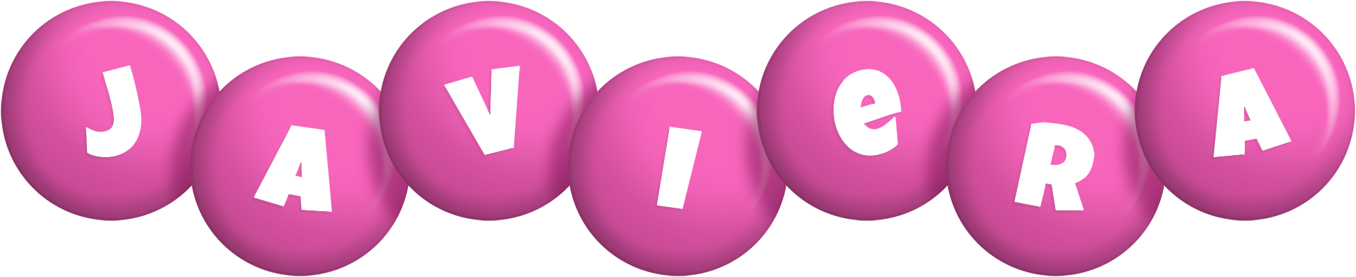 Javiera candy-pink logo