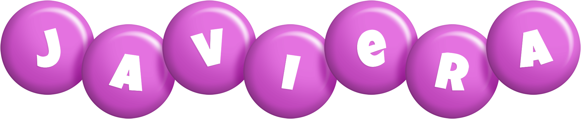Javiera candy-purple logo